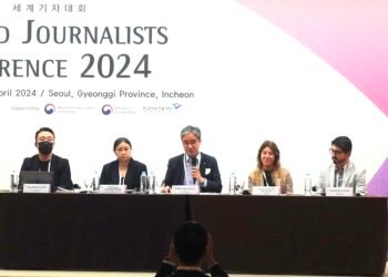 22일 서울 중구 프레지던트 호텔에서 한국기자협회 주최로 2024 WJC(world journalistics conference) 2024가 열렸다.